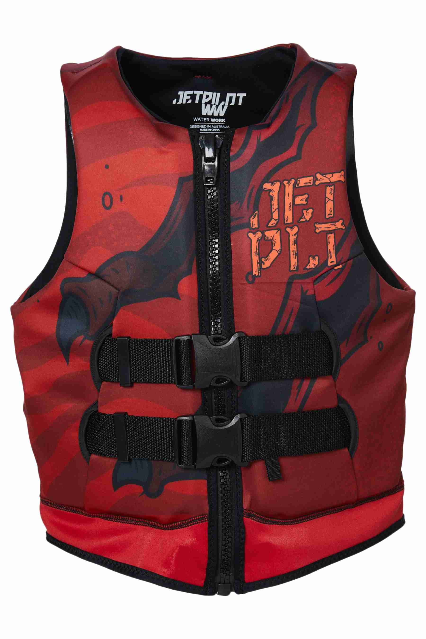 BOYS REX YOUTH CAUSE NEO VEST Red